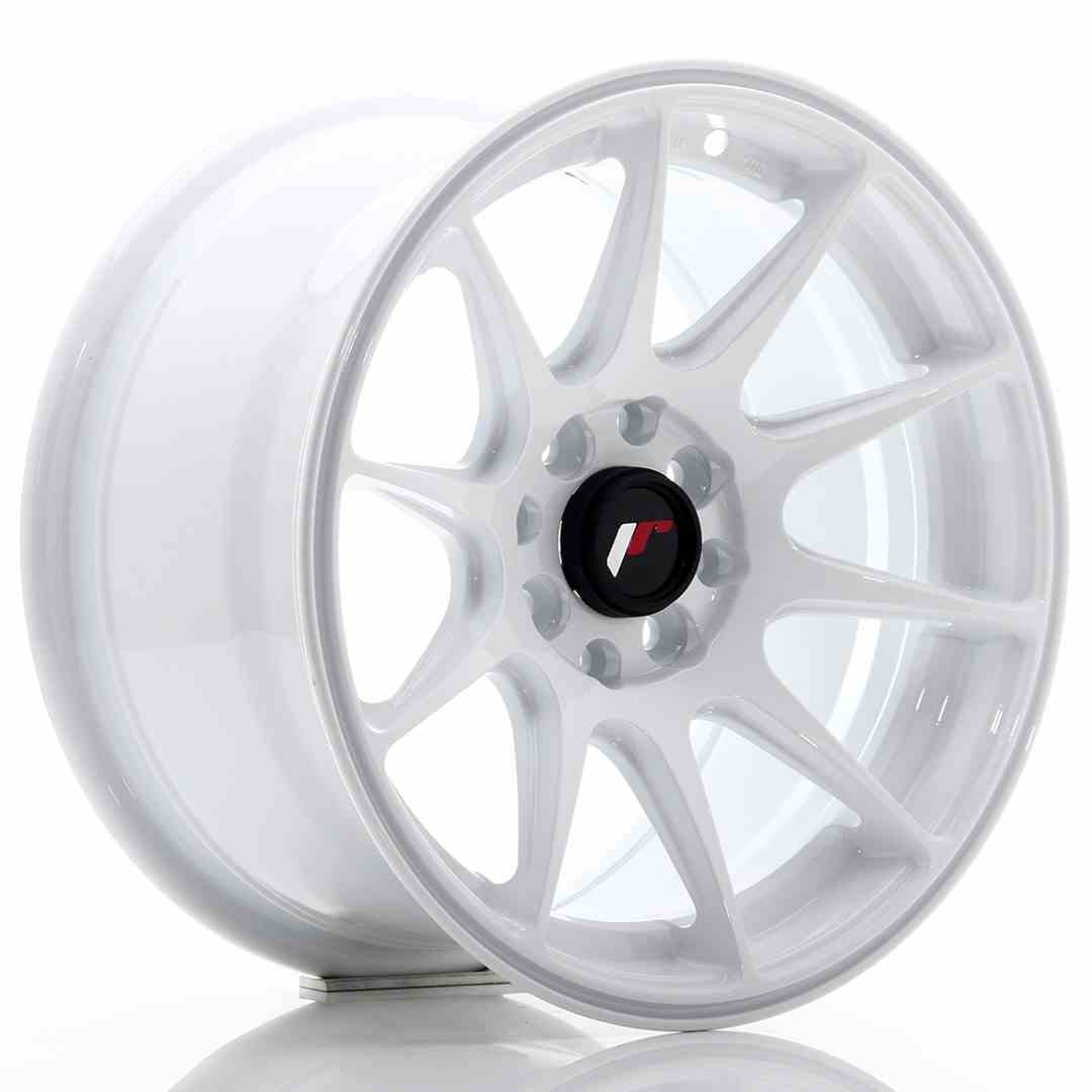 Japan Racing JR Wheels JR11 15x8 ET25 4x100 4x114.3 White