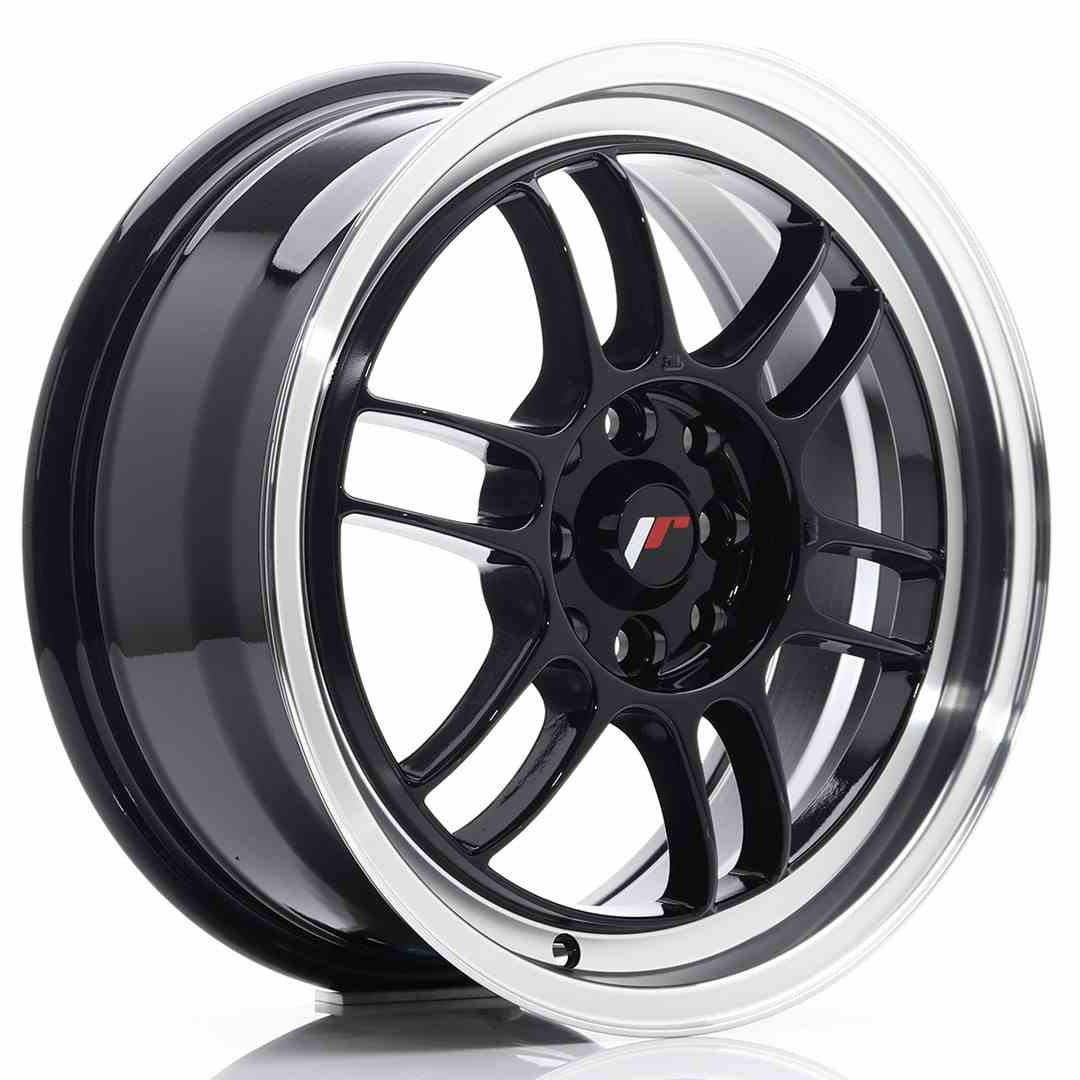 Japan Racing JR Wheels JR7 16x7 ET38 4x100 4x114.3 Black
